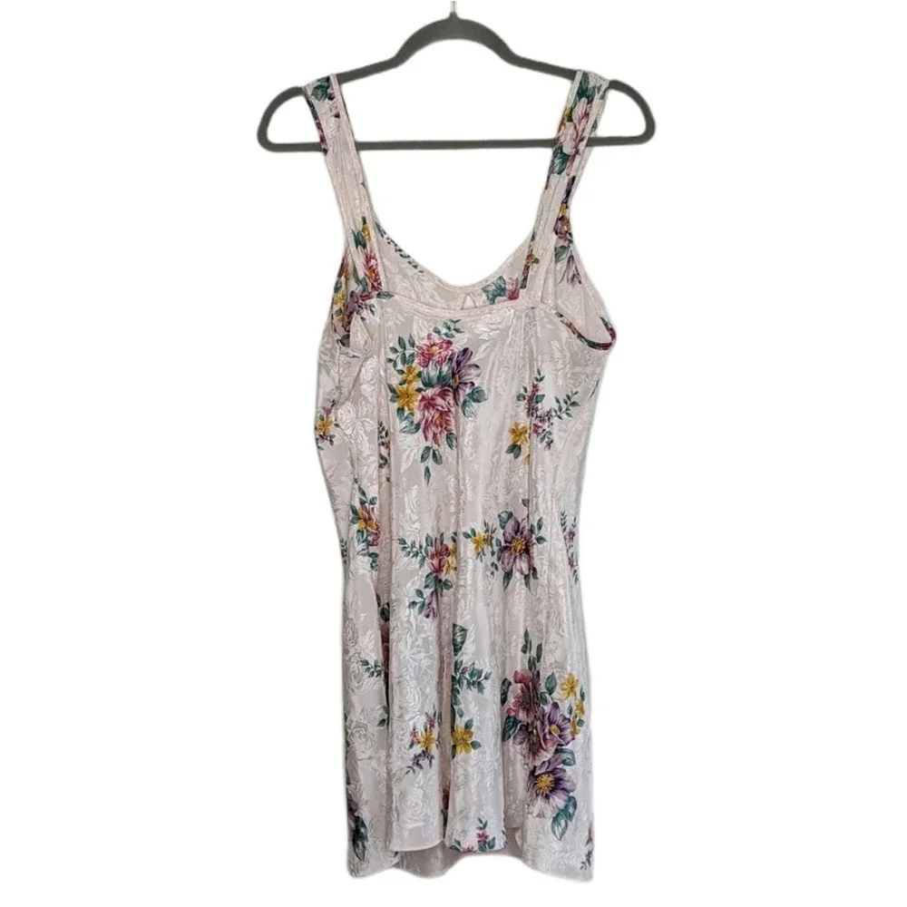 VTG Adonna Floral Slip Dress Lingerie Medium Flowr